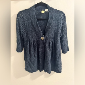 Billabong Navy Blue‎ Knit Cardigan